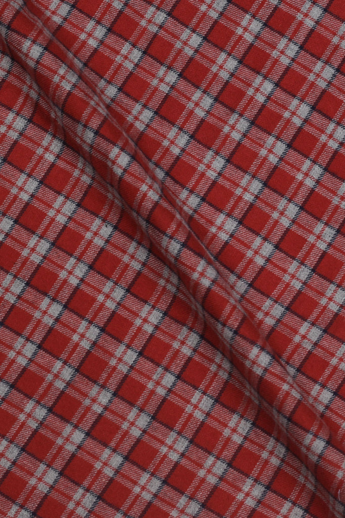 Mahogany Plaid Flannel Shirt