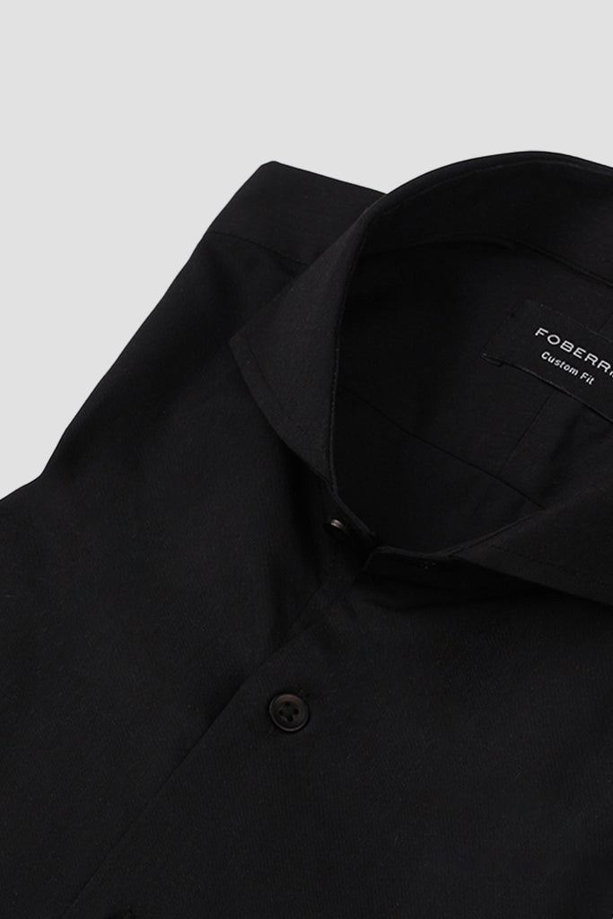 Jet Black Performance Stretch Shirt