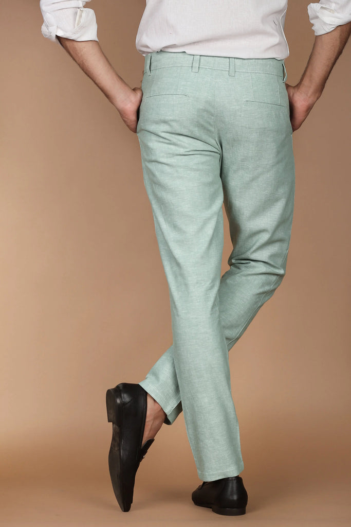 Pastel Green Linen Trouser Foberry