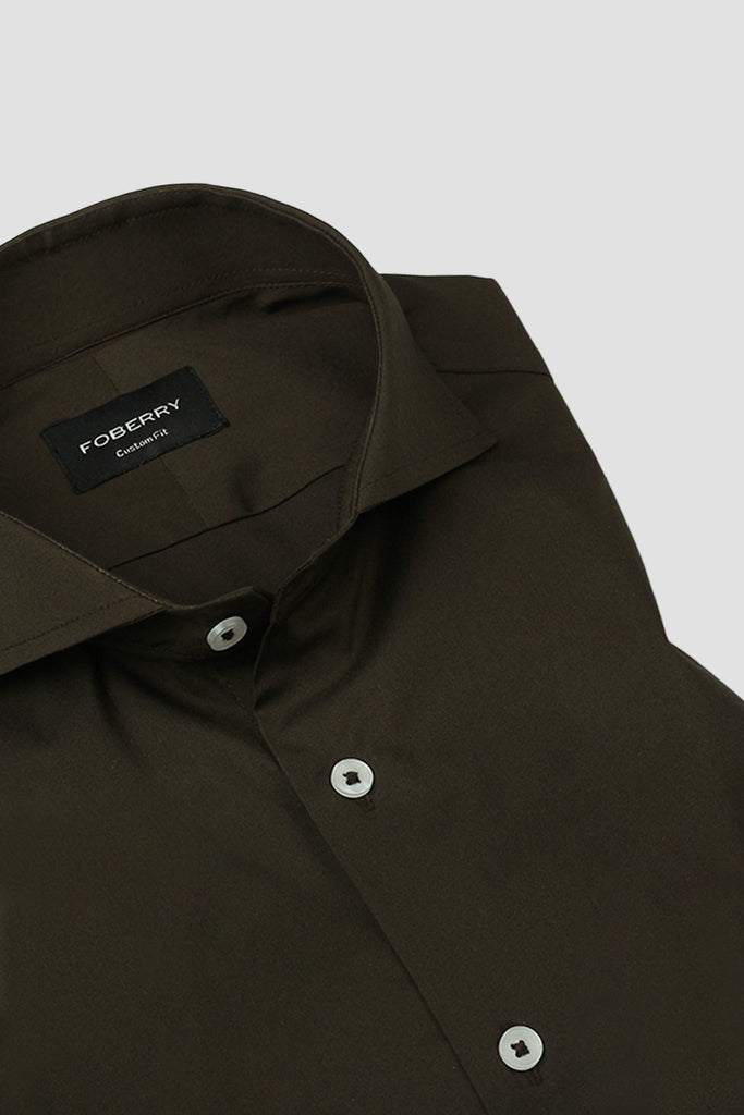 Army Green Performance Stretch Shirt