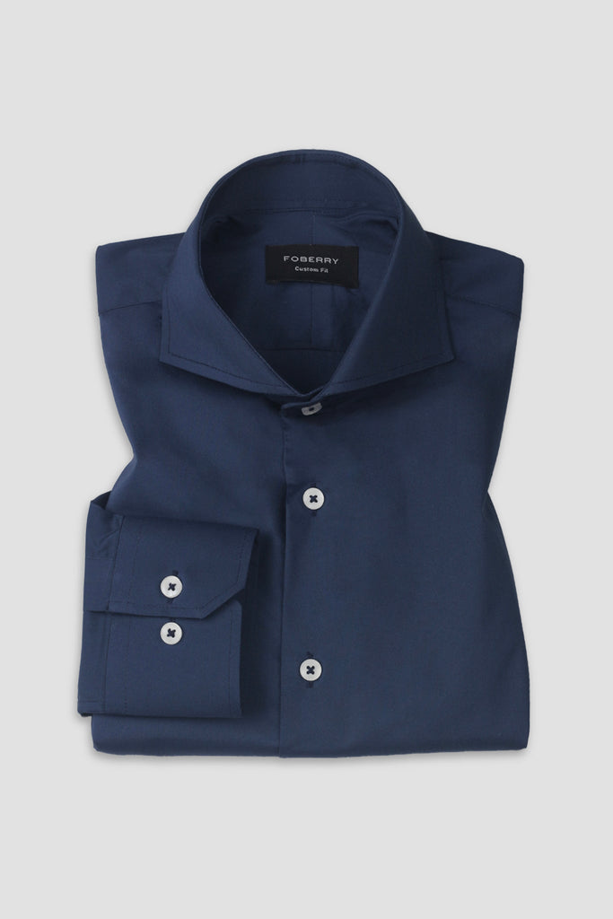 Navy Blue Performance Stretch Shirt