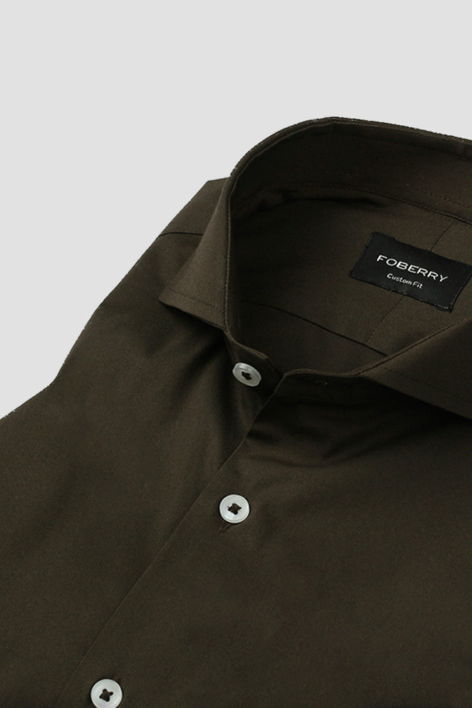 Army Green Performance Stretch Shirt