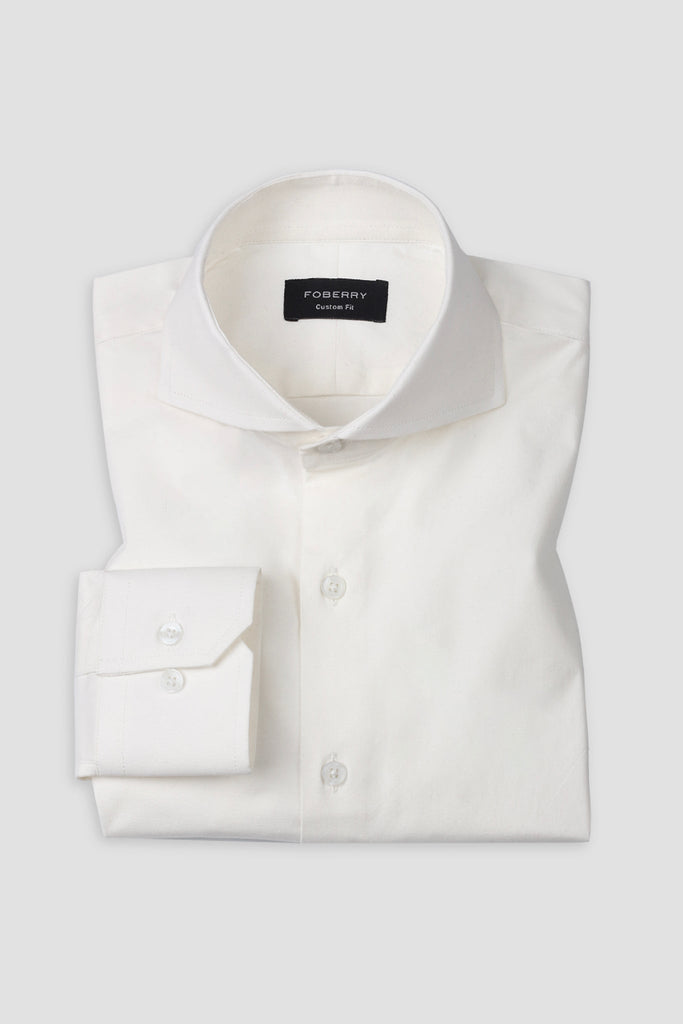 Pearl White Performance Stretch Shirt