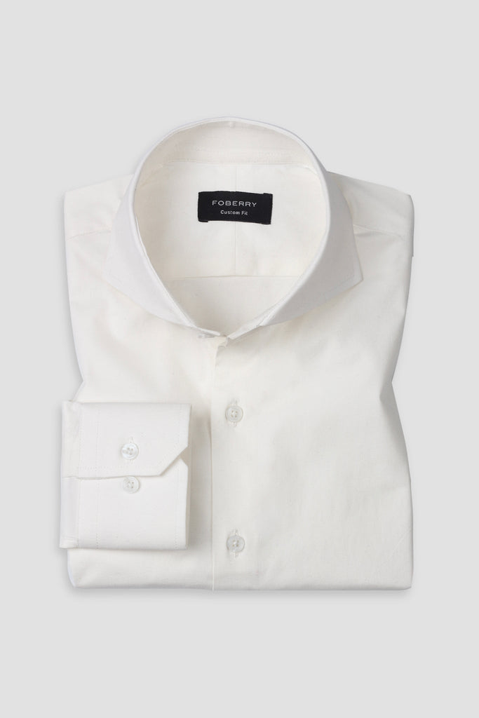 Pearl White Performance Stretch Shirt