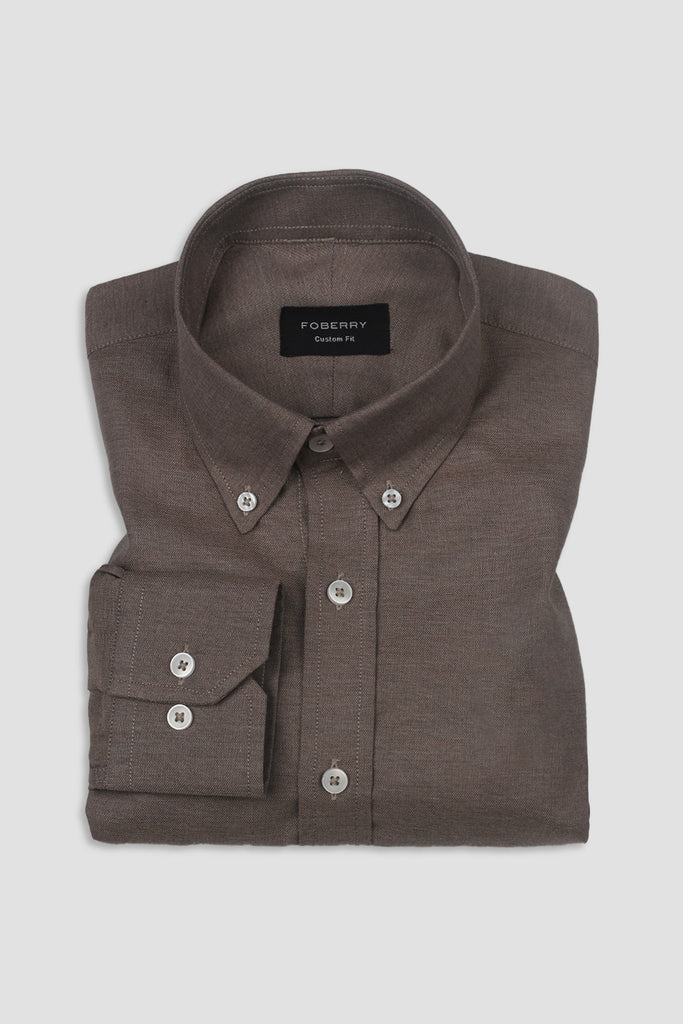 Taupe Oxford Shirt