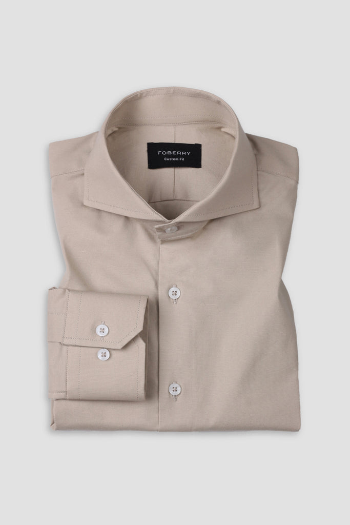 Beige Performance Stretch Shirt