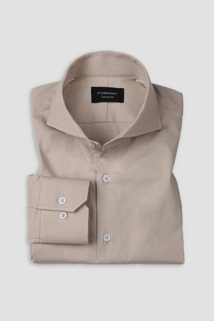 Beige Performance Stretch Shirt