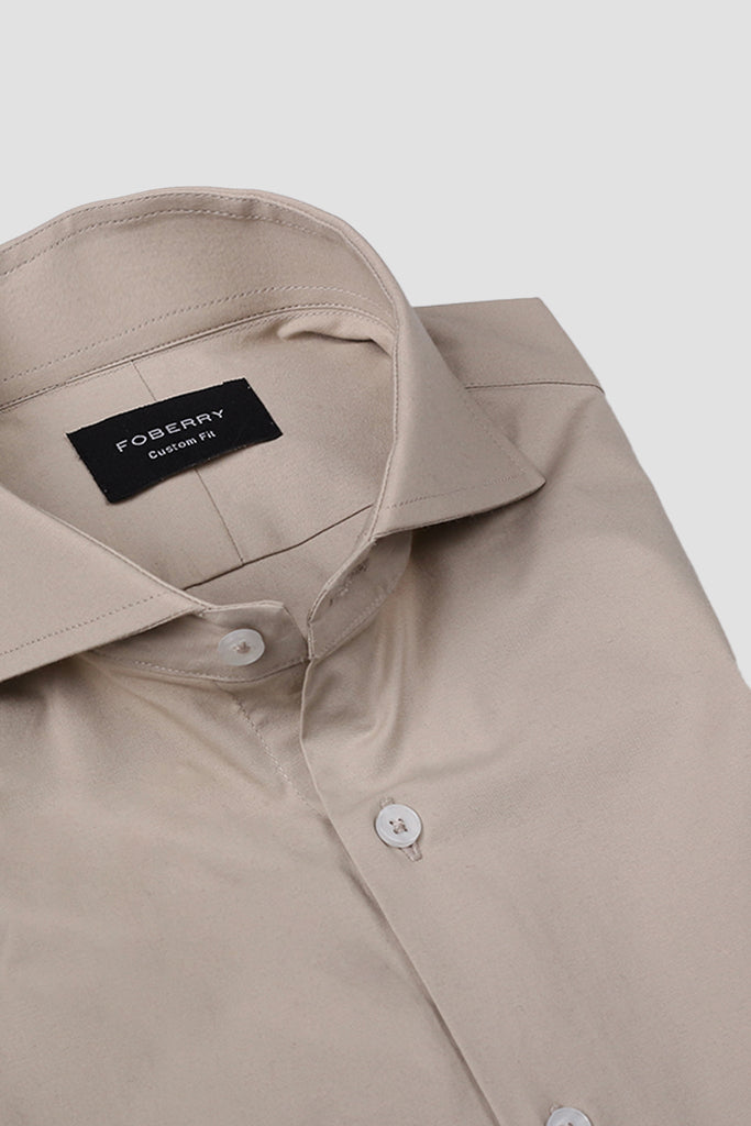 Beige Performance Stretch Shirt