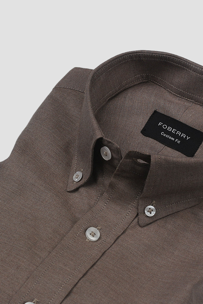 Taupe Oxford Shirt