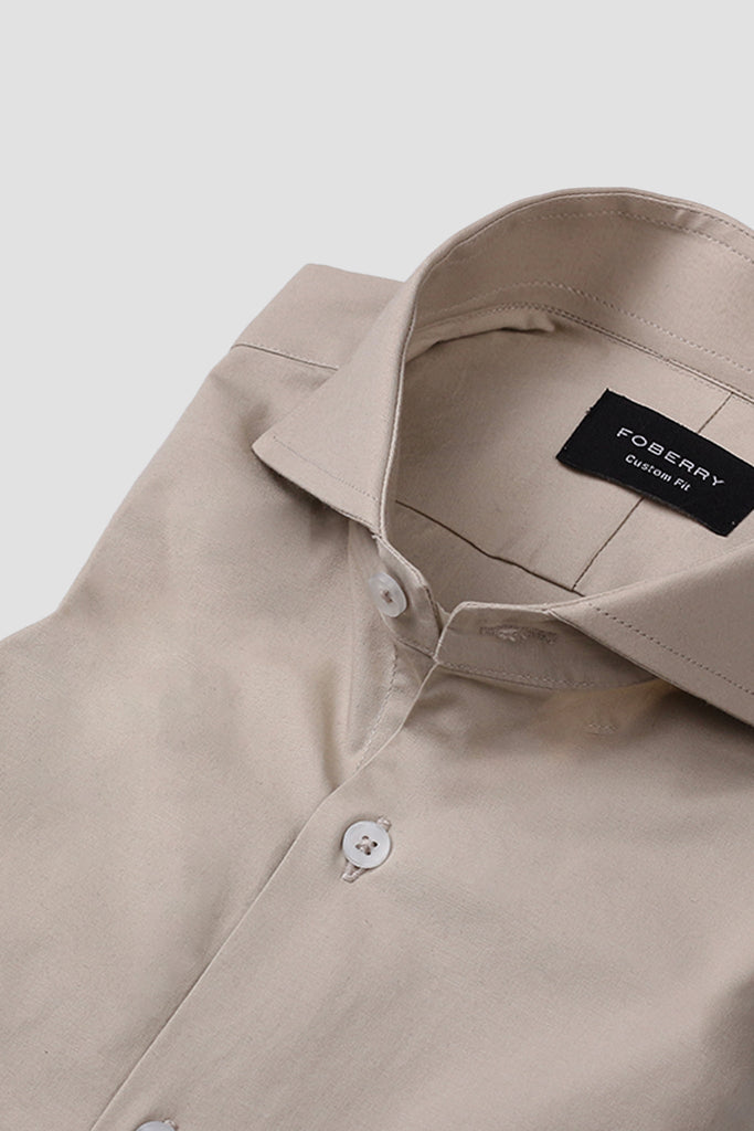 Beige Performance Stretch Shirt