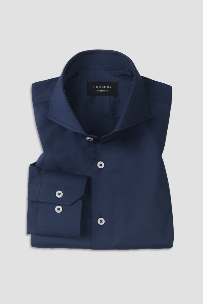 Navy Blue Performance Stretch Shirt