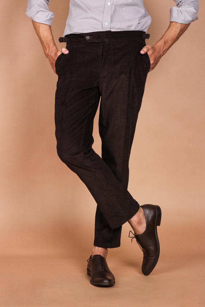 Chocolate Brown Corduroy Trouser