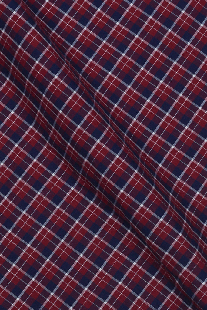 Red And Blue Madras Check Shirt