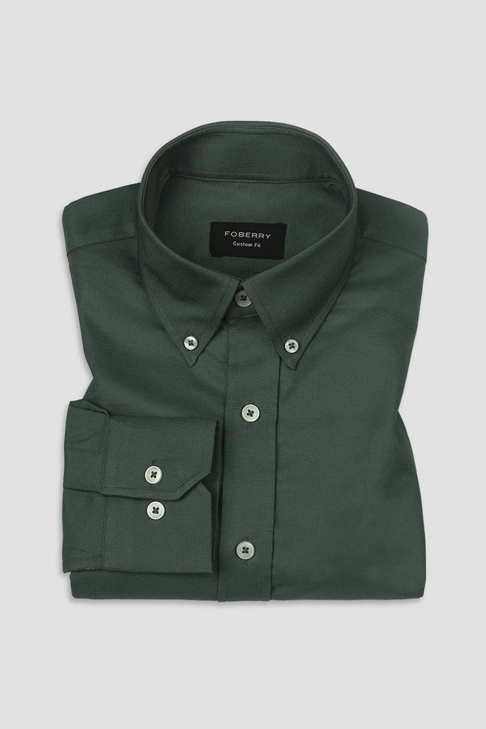 Viridian Green Oxford Shirt