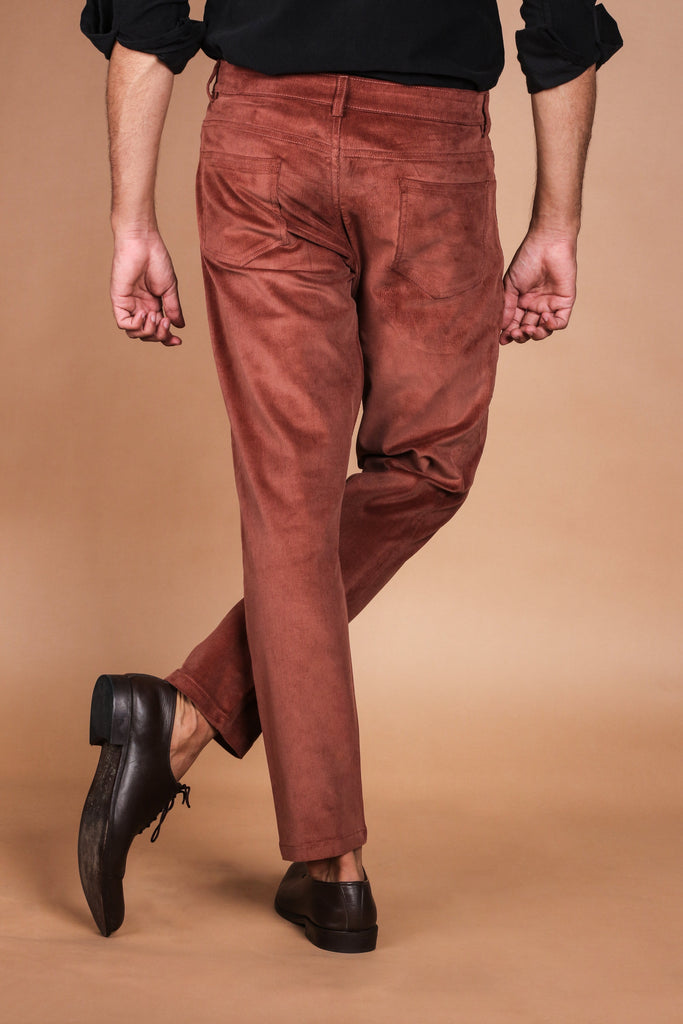 Mountain Brown Five Pocket Corduroy Trousers