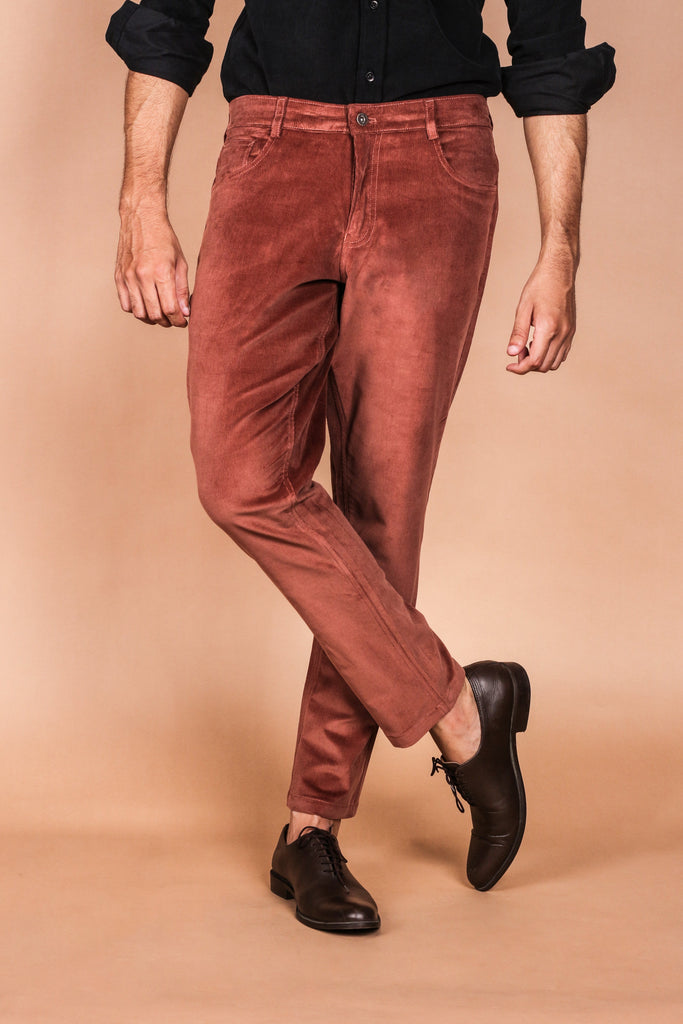 Mountain Brown Five Pocket Corduroy Trousers