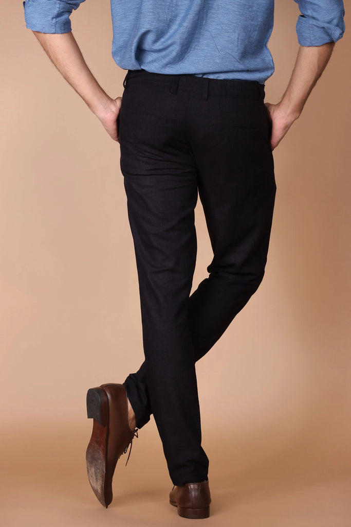 Deep Blue Linen Trouser Foberry