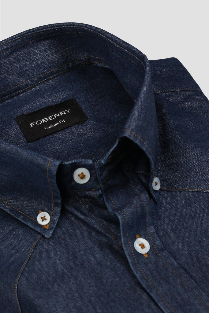 Denim Rinse Wash - Western Yoke Shirt