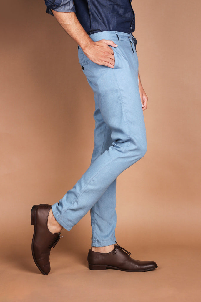 Denim Light Wash Trousers