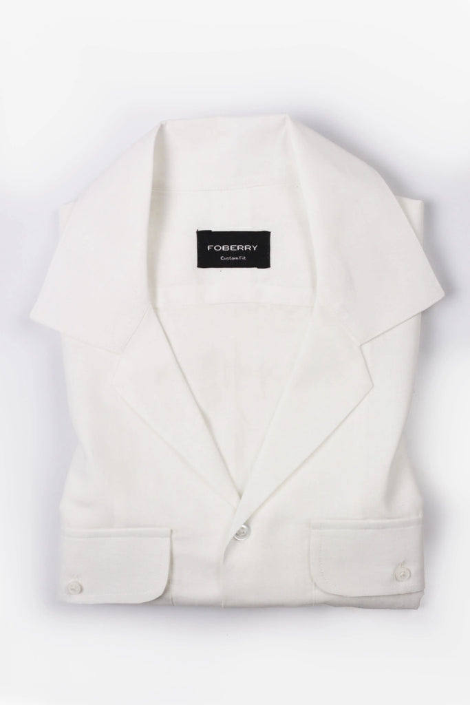 White Linen - Safari Shirt Foberry