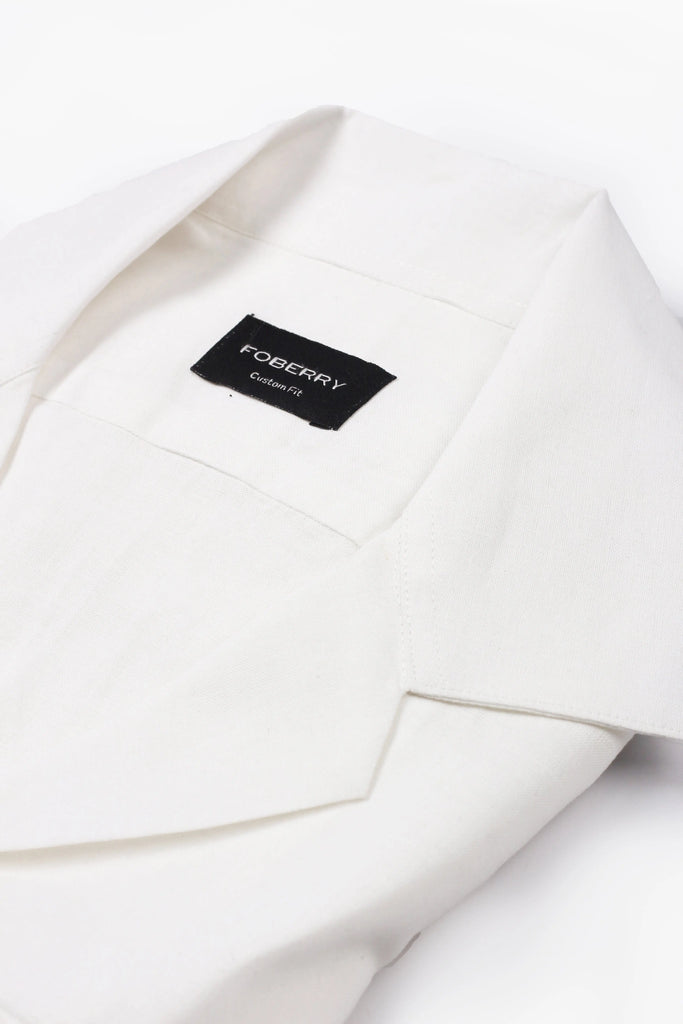 White Linen - Safari Shirt Foberry