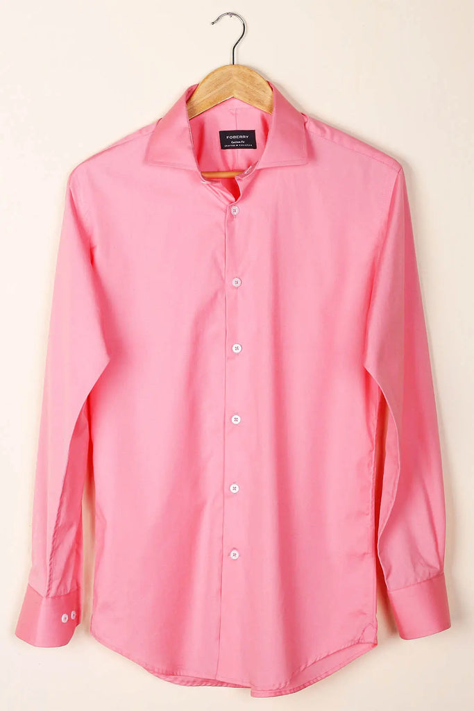 Salmon Poplin Shirt Foberry