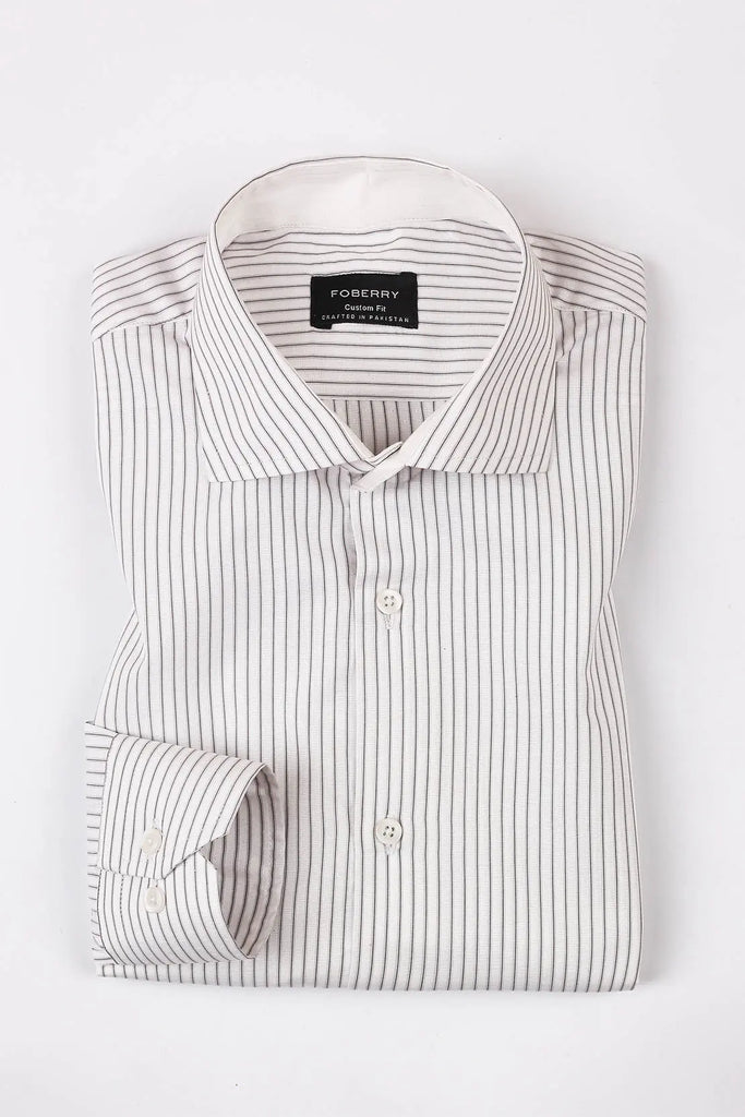 Black Pinstriped Shirt Foberry