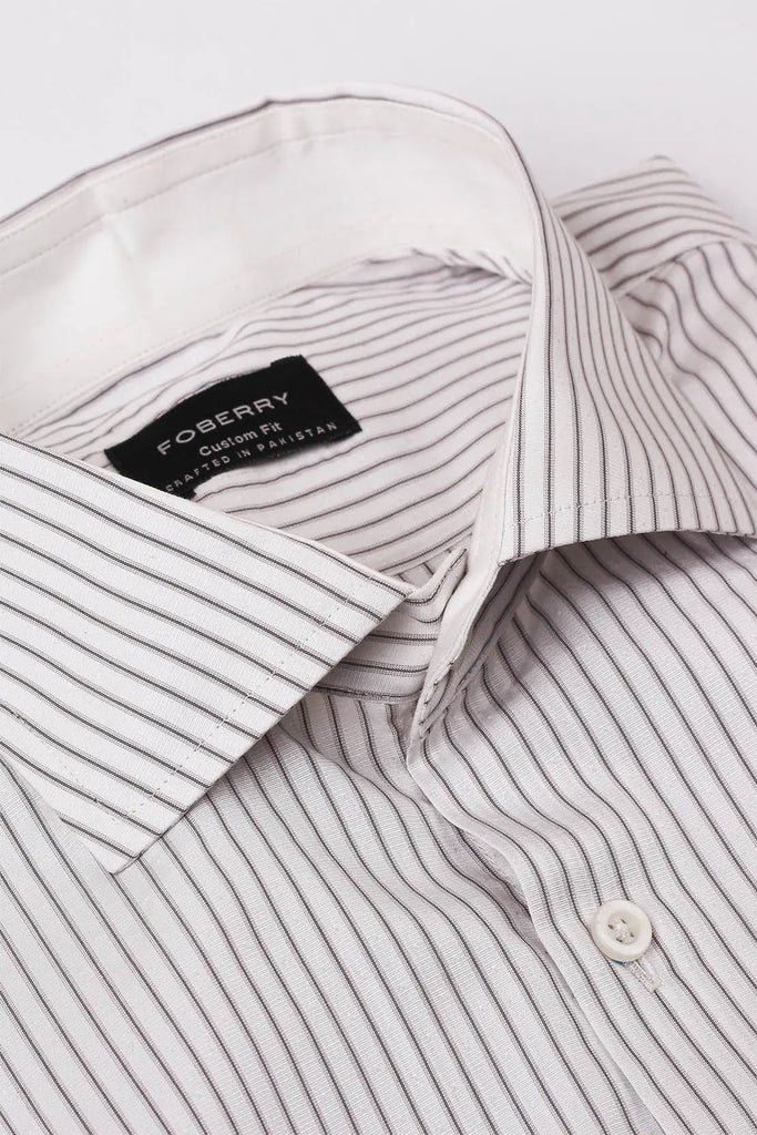 Black Pinstriped Shirt Foberry