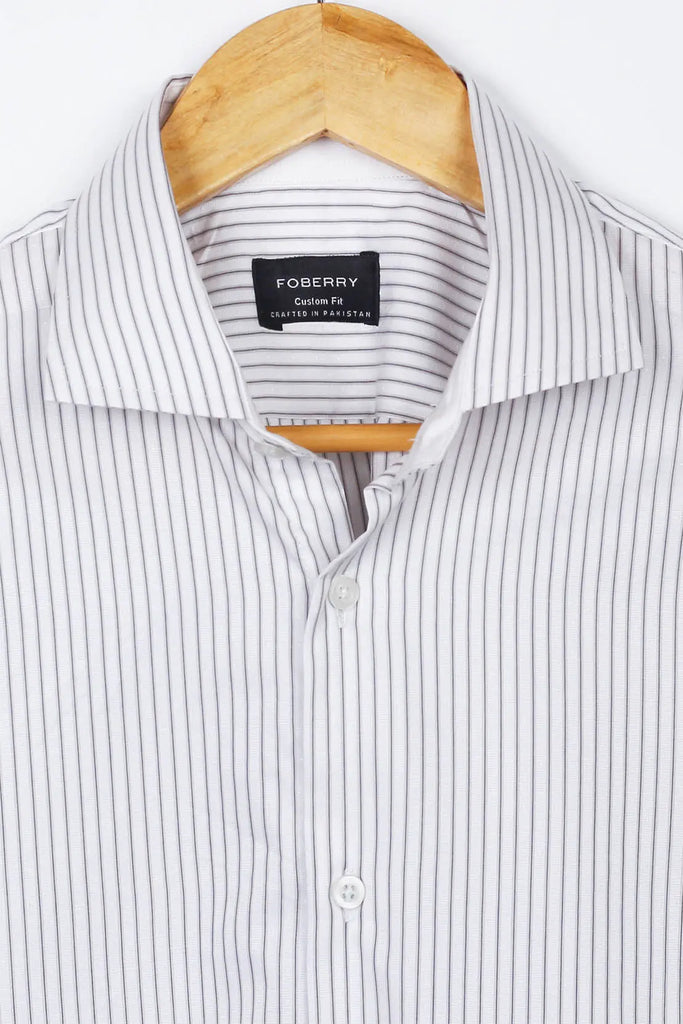 Black Pinstriped Shirt Foberry