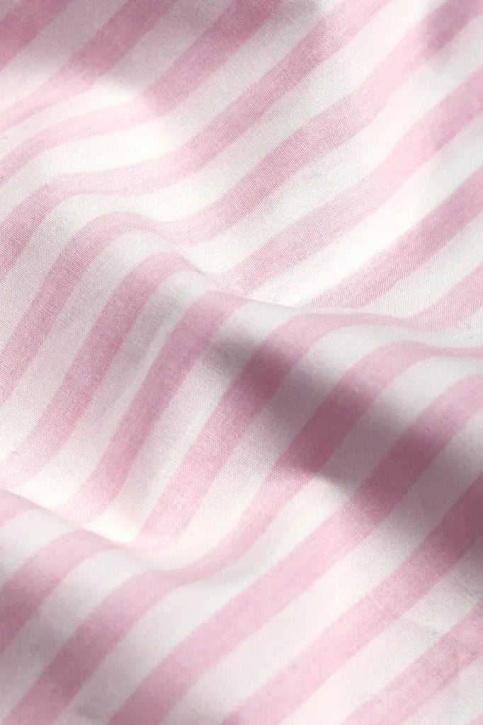 Fresh Bold Pink Stripes Shirt Foberry