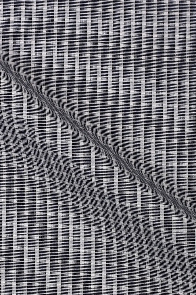 Grey Mini Box Checkered Shirt Foberry